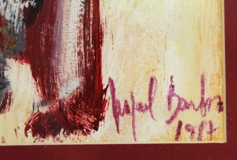 Quadro do pintor de renome Miguel Barbosa