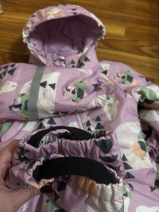 Зимовий комбінезон для дівчинки 86