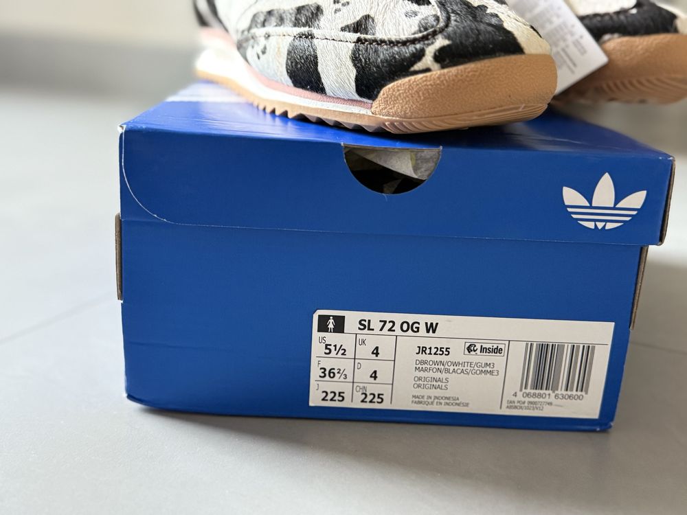 Adidas sl72 cow print