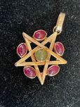Złota zawieszka "Pentagram" 14kt (585) 4,65 gram