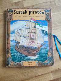 Statek piratów Książka z rozkładanymi obrazkami