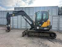 Volvo Ecr88  2021r, klimatyzacja , nakladki gumowe