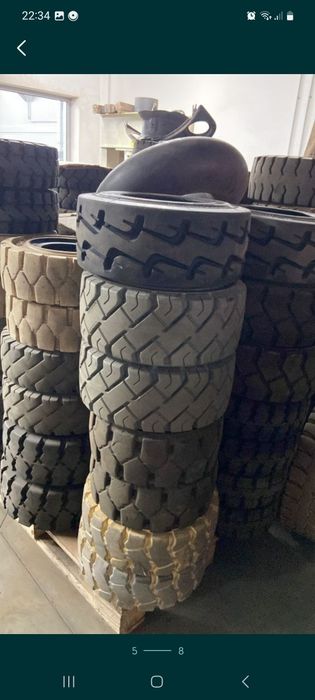 Opony koła  wózek widłowy maszyn budowlanych