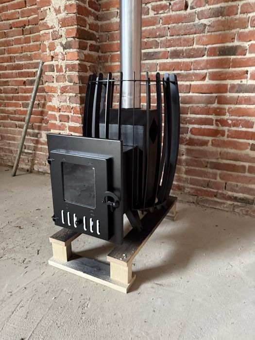 Piec tunelowy do sauny  na drewno