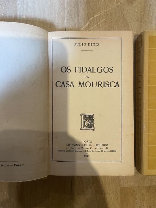 Lote de 3 livros de Julio Dinis de 1933