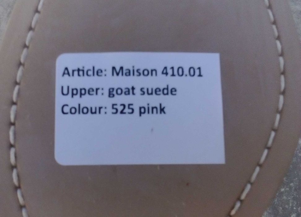 Nº37 Botim Cor de Rosa Camurça Novo Fabricado em Portugal