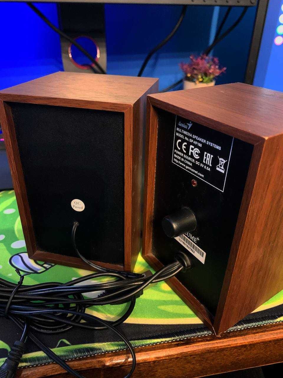 Колонки genius sp-hf160 wood (дерево). відмінний стан
