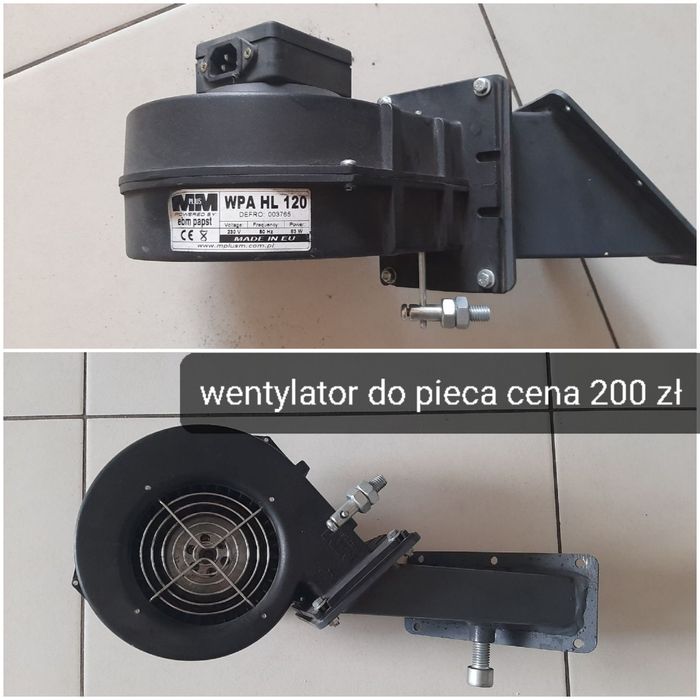 Wentylator do pieca