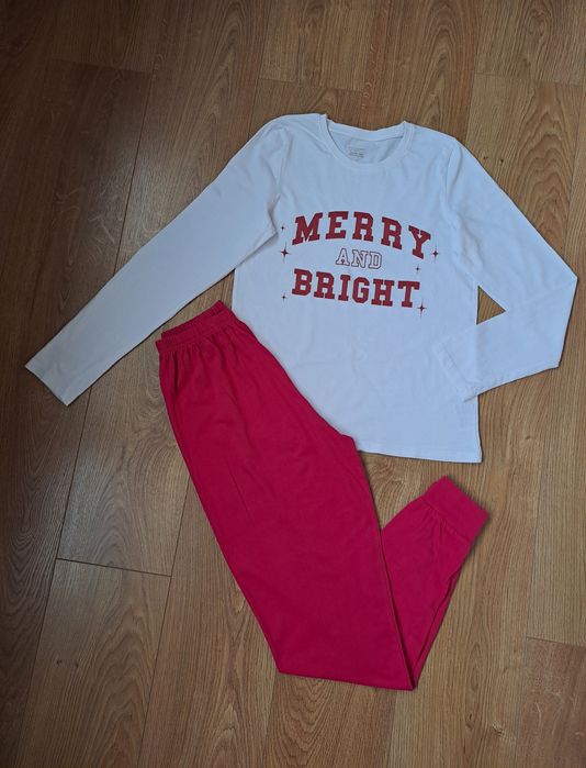 Спортивный костюм набор/штаны белая футболка лонгслив пижама