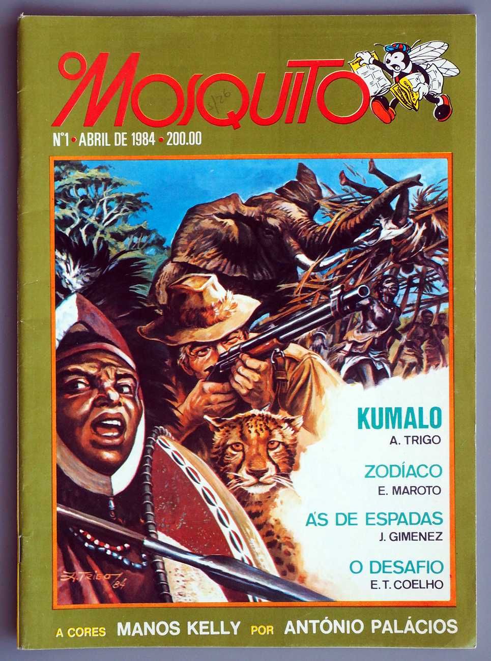 Revista Banda Desenhada Antiga - O Mosquito #1