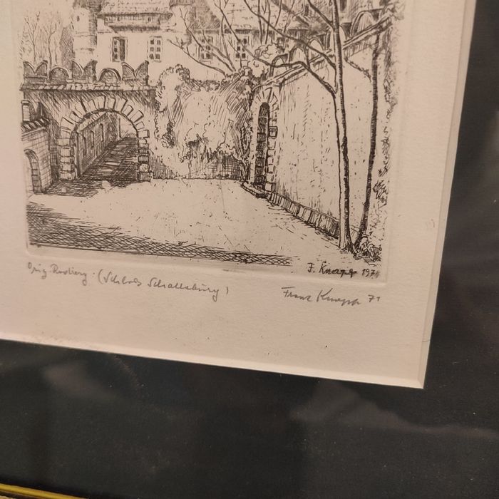 Obraz oryginalny Franz Knapp Schloss Schallaburg