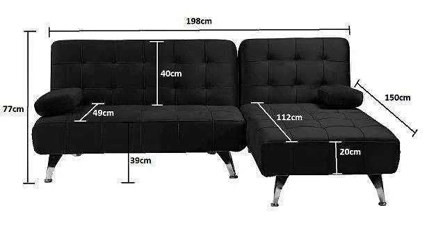 sofá cama chaise longue porte gratis