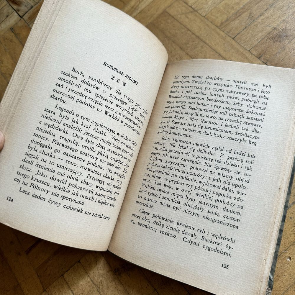 Jack London Zew Krwi 1947 oprawa introligatorska piękny stan książka