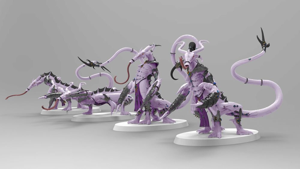 Fiends of Slaanesh PROXY Warhammer Druk3d