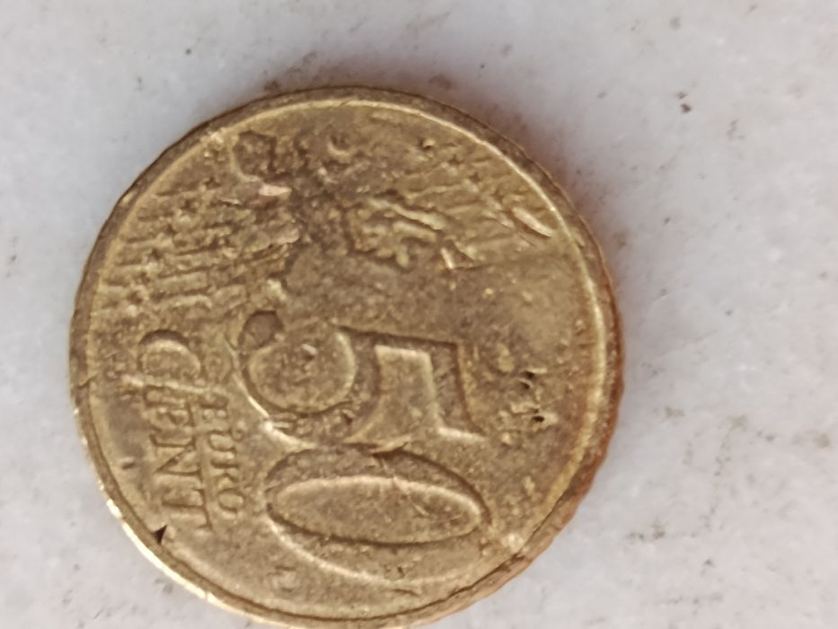 Moeda Holandesa 50 cêntimos