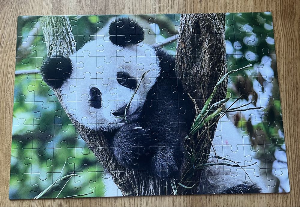 Puzzle de Panda com 104 peças da Clementoni