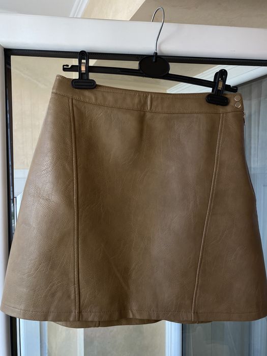 ZARA спідниця шкіряна
