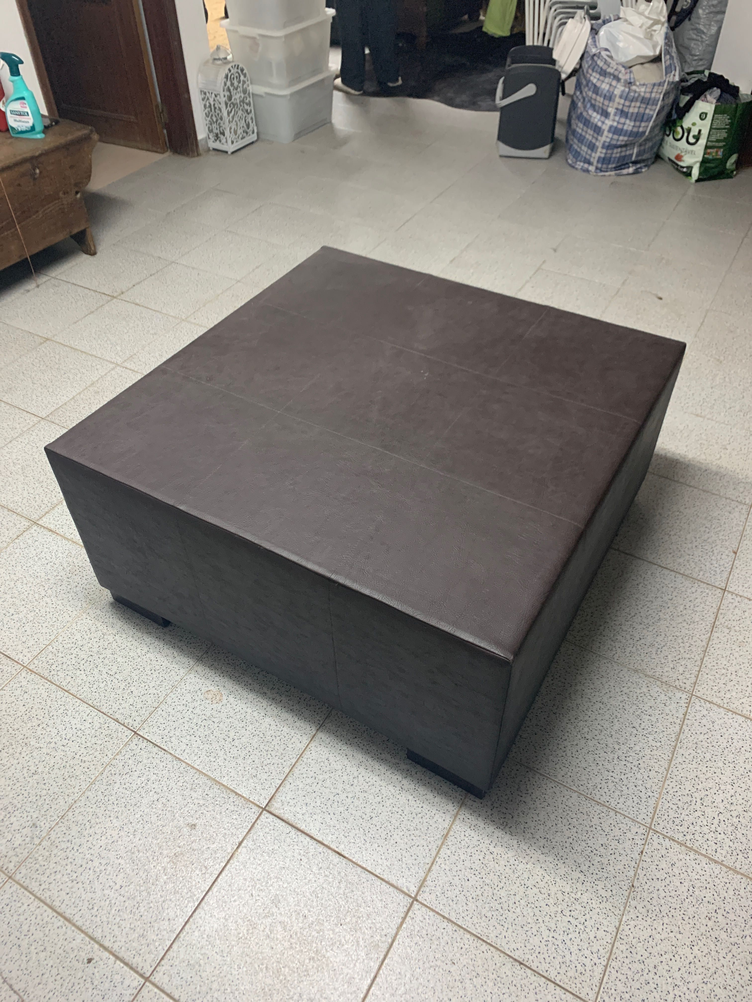 Centro de mesa/de Sala de Estar em Pele - 1m x 1m