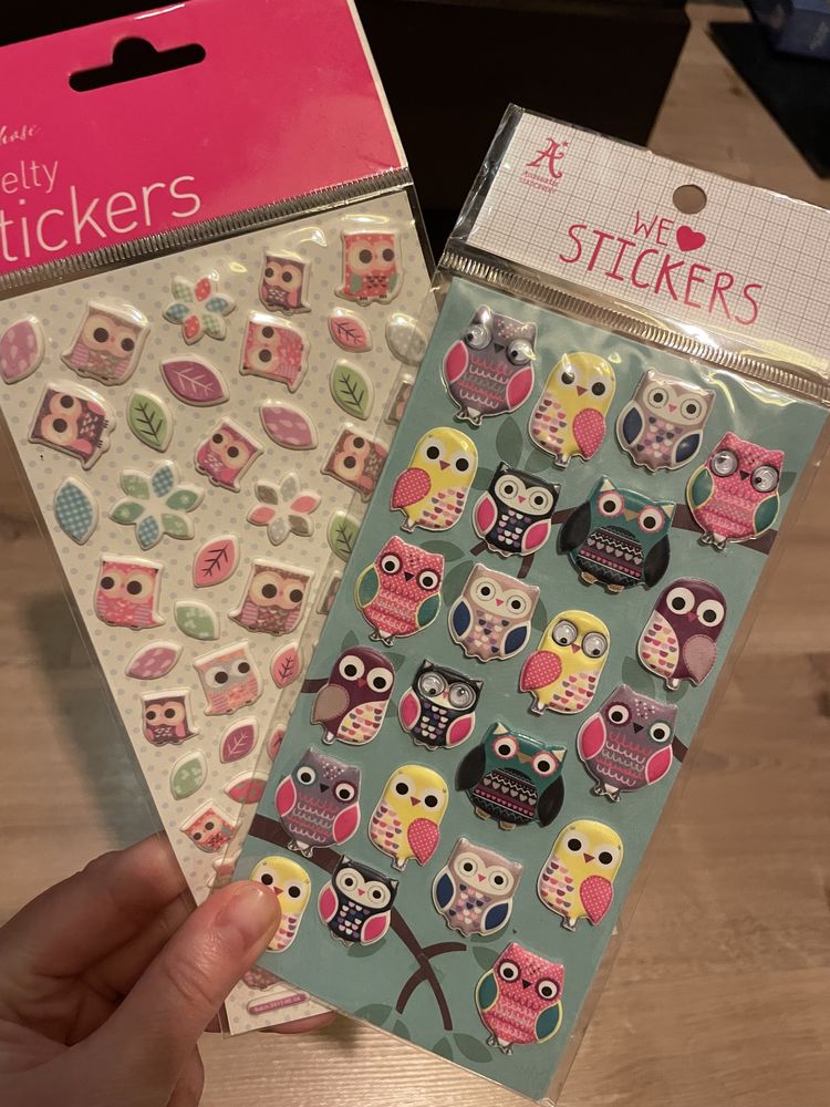 Naklejki SOWY Paperchase NOWE