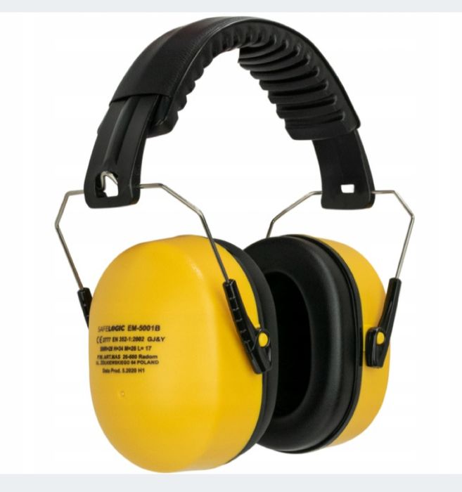 Nauszniki ochronne żółte BHP