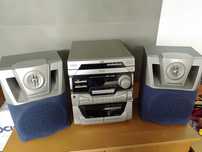 Wieża stereo JVS z kolumnami