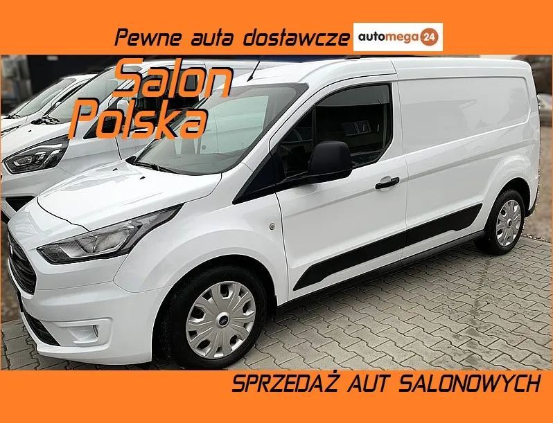 Ford Transit Connect VAN L2 Long Maxi 3 osobowy, 6 biegów, Ładowność 690kg, 2 Euro Palety, Homologacja cięż. VAT-1  Salon Polska, Pierwszy wł. Silnik Euro6 Moc 100KM