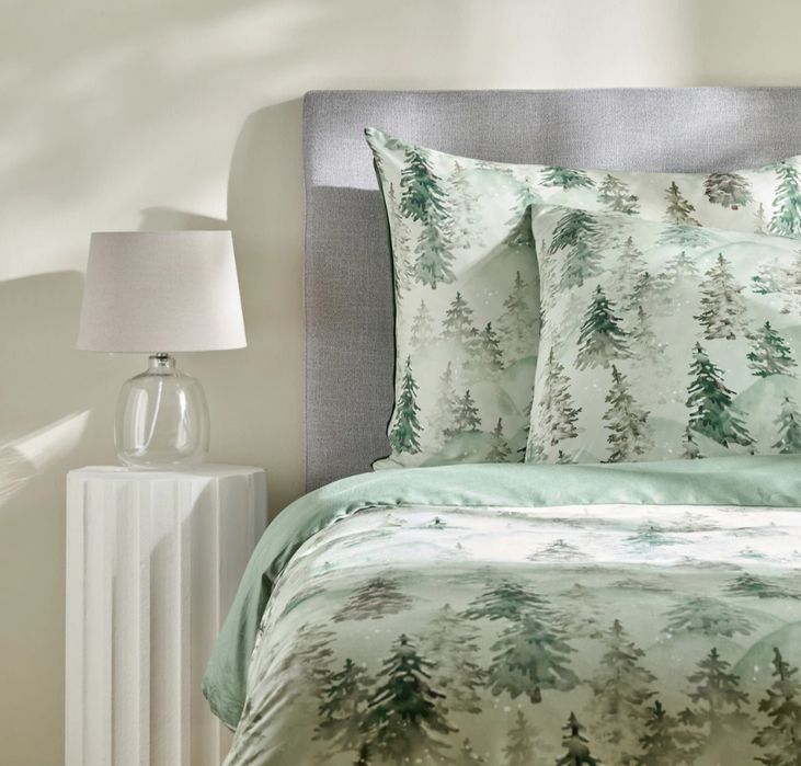 Nowa pościel świąteczna z bawełny satynowej Home & you 200 x 220 cm