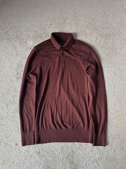 Koszulka polo wełniana Allsaints