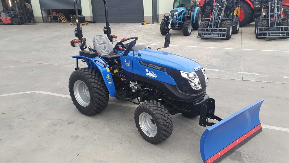 Ciągnik rolniczy-mini traktor Solis S16 - 18 KM + Pług śnieżny
