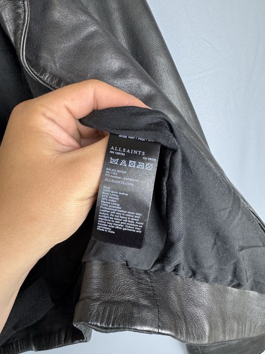 Жіноча косуха allsaints шкірянка кожанка олсаінтс xs-s