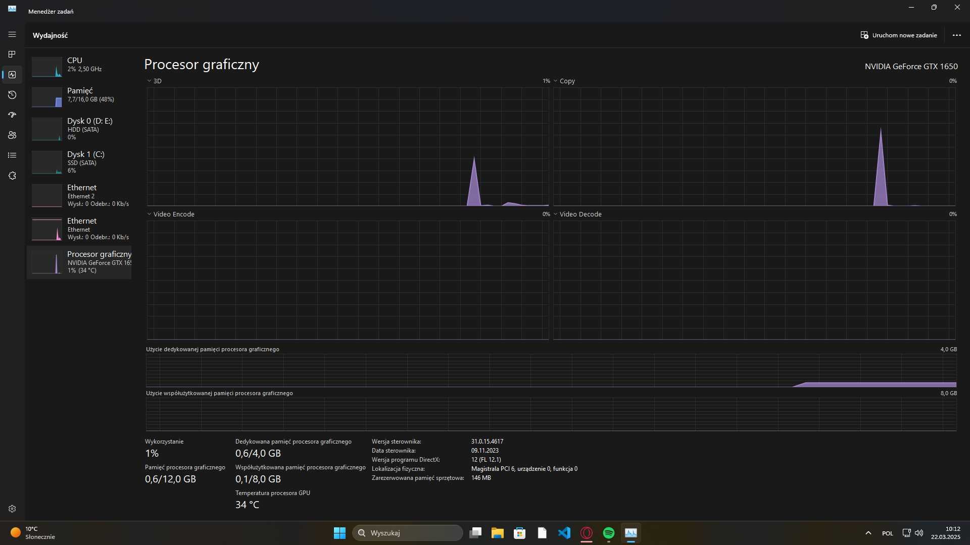 Sprzedam komputer stacjonarny – GTX 1650, Ryzen 1600, 16GB RAM