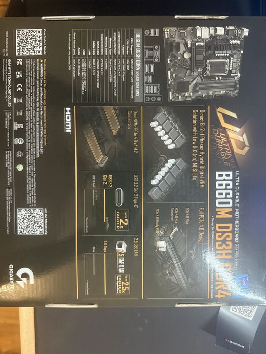 Plyta glowna gigabyte B660M DS3H ddr4