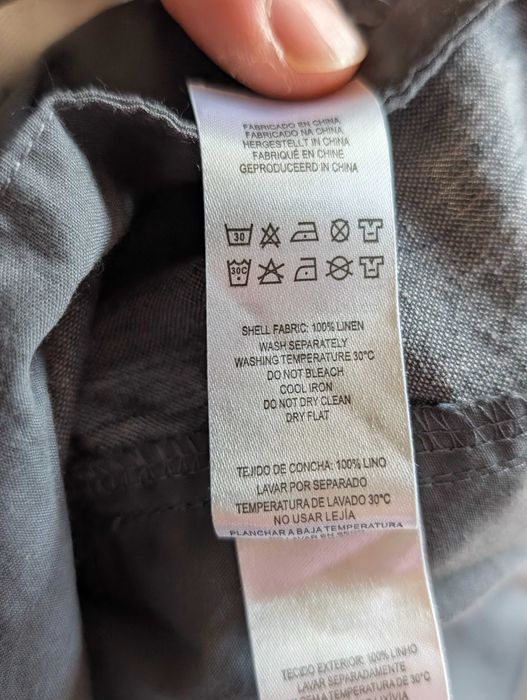 Spodnie lniane męskie