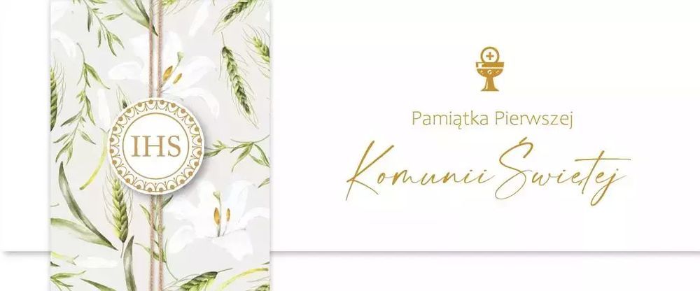 Karnet Komunia. Armin Style. Nowy Produkt