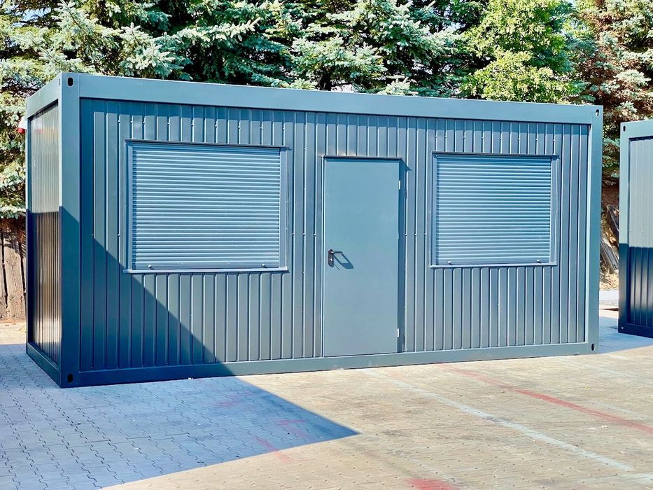 Kontener biurowy budowlany mieszkalny 6x2,5 - Produkcja na Zamówienie