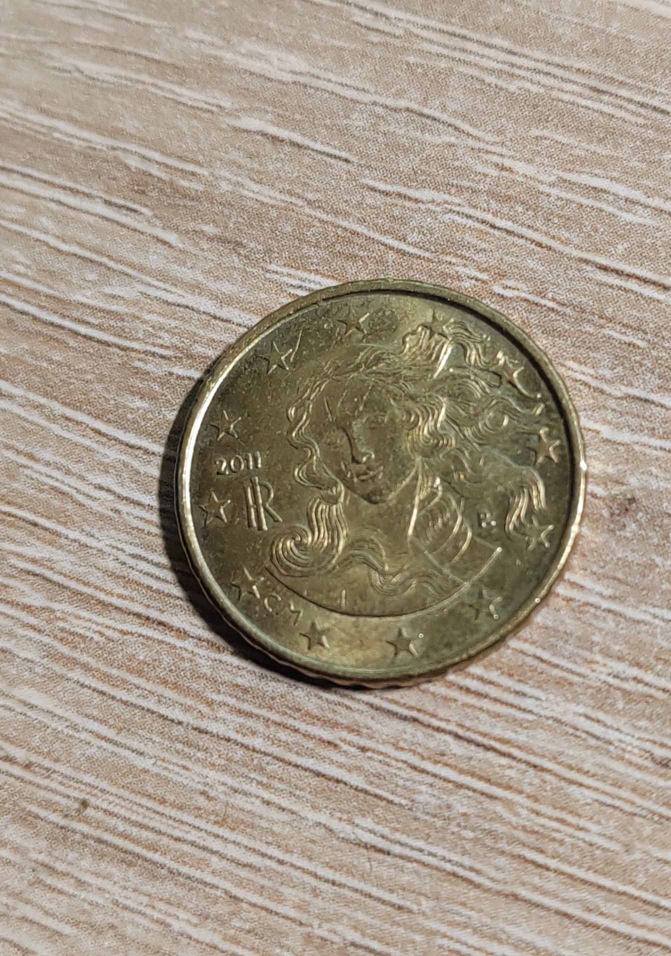 Moneta 10 Euro Cent, Włochy, 2011