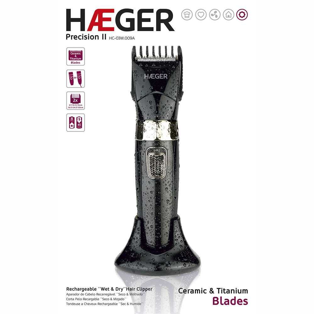 Aparador de cabelo Haeger Precision II Recarregável