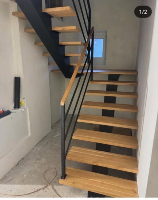 Schody, schody samonośne, schody metalowe