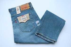 LEVIS 501 STRETCH W36 L30 męskie spodnie jeansy regular nowe okazja