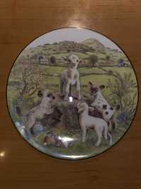 Talerz porcelanowy ozdobny Vintage Royal Worcester