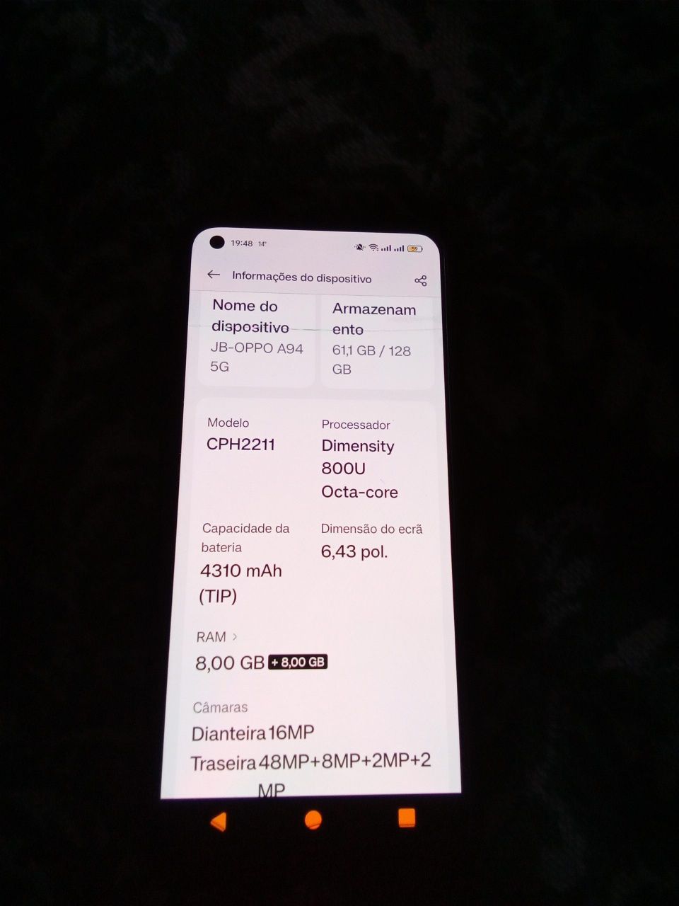 OPPO A94 5G 8G+8G