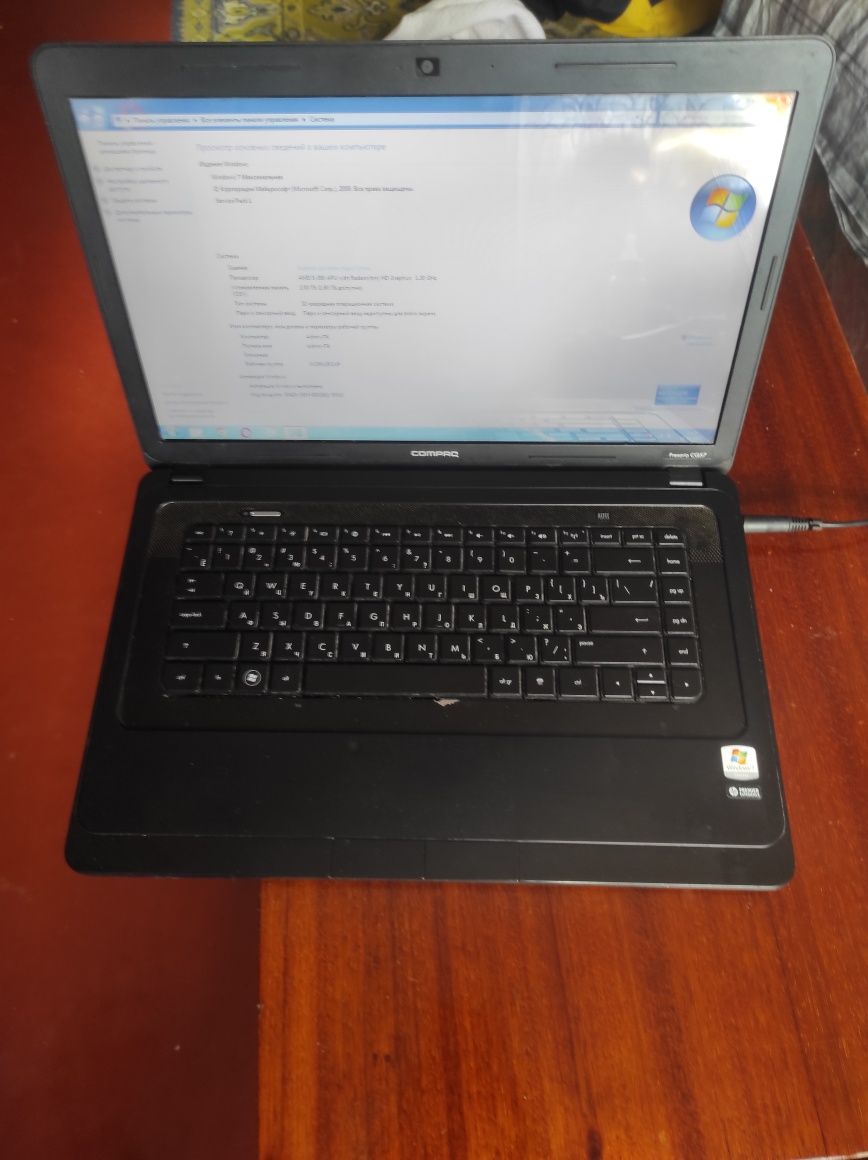 Ноутбук compaq presario CQ57