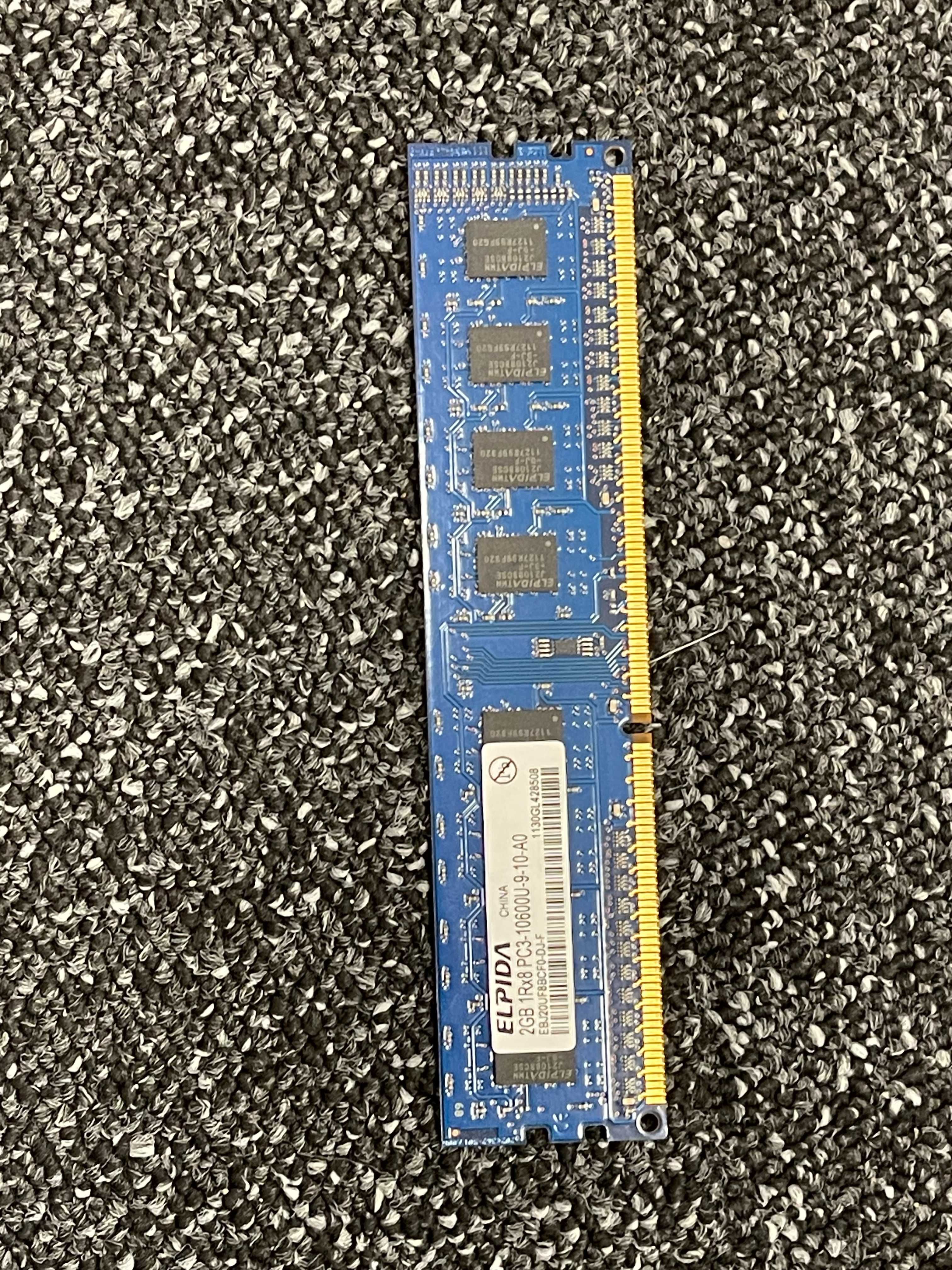 Pamięć RAM Elpida DDR3 DIMM 2GB Memory Ram PC3-10600U