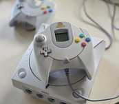 Sega Dreamcast PAL dwa pady vmu piękny stan
