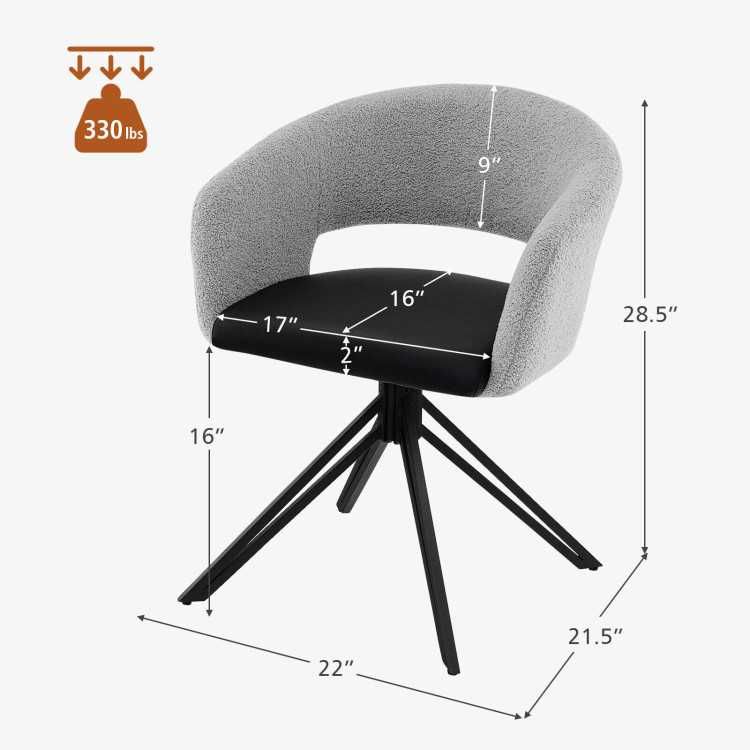 Obrotowe krzesło, fotel 360° Costway.