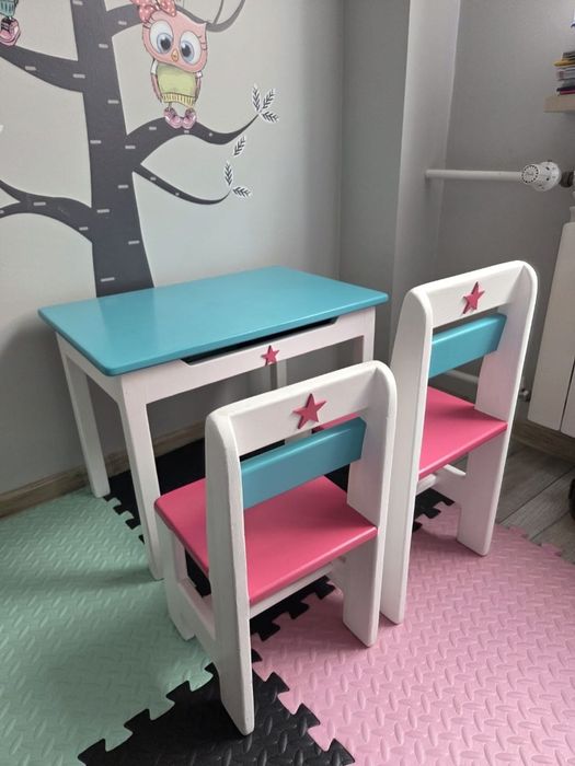 Zestaw stolik krzesełka meble dla dzieci