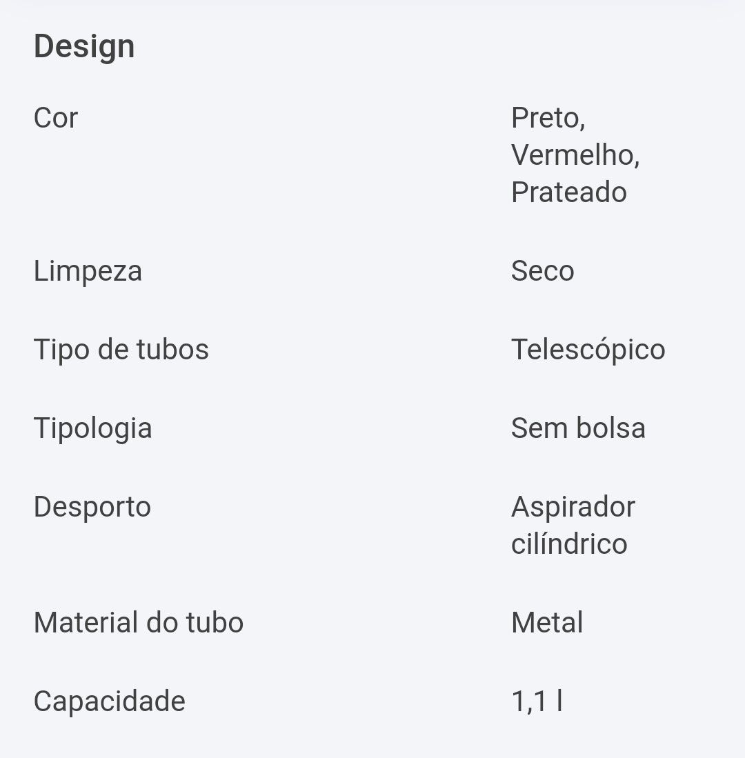 Aspirador Aeg AEROPERFORMER CYCLONIC (Como novo)