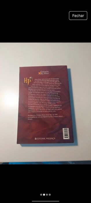 Livro: Harry potter e a câmara dos segredos