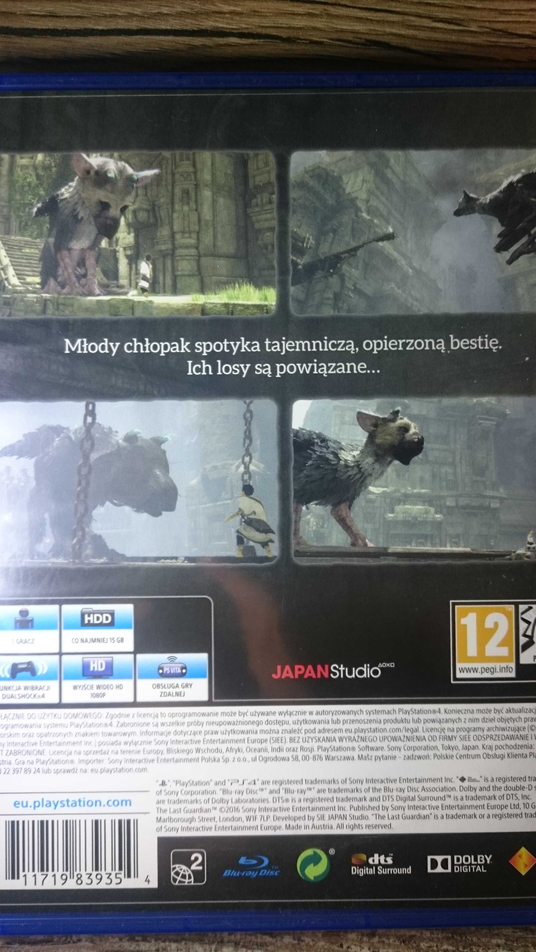 The Last Guardian PS4 Playstation 4 Colossus Plague tale Wiedźmin