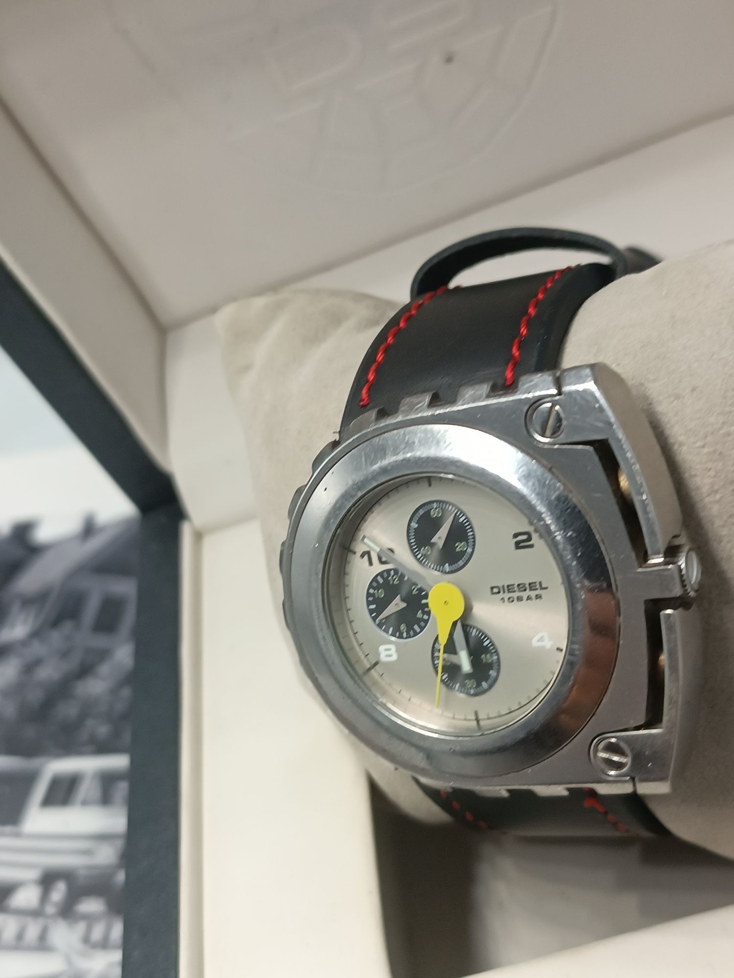 Zegarek diesel  chronograf 10 bar qartz vintage